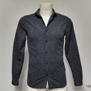 Mens Dress Shirt Long Sleeved XS